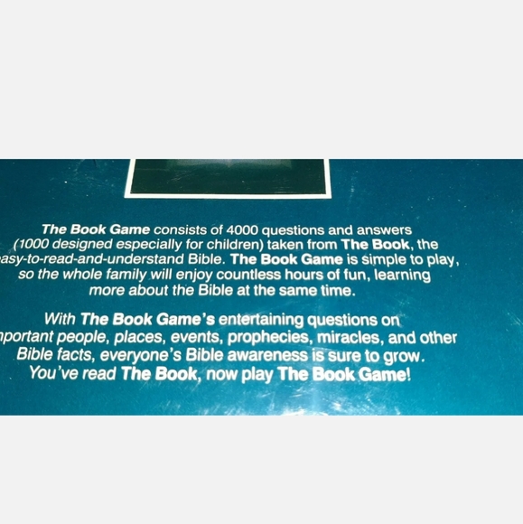 Vintage The Book Game (1984) Rare OOP Bible Based Trivia Board Game New Sealed - Picture 4 of 4